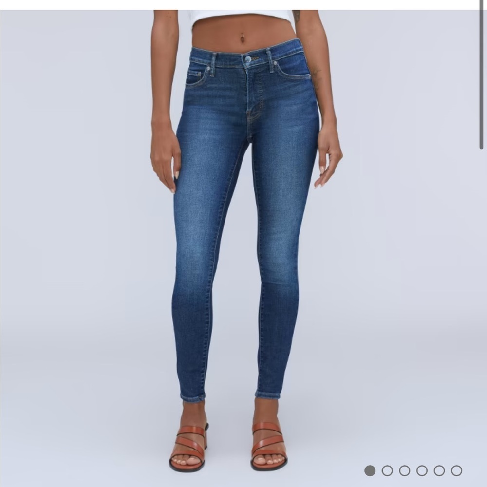 • Everlane • The Mid Rise Skinny Stretch Jeans Medium Blue 28 Women’s
